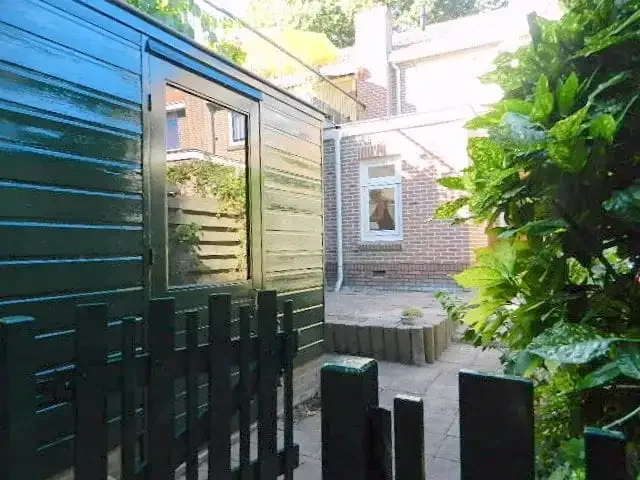 geblurde versie van de foto als achtergrond
