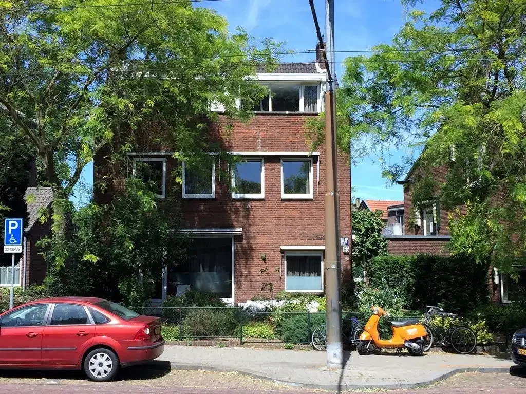 geblurde versie van de foto als achtergrond