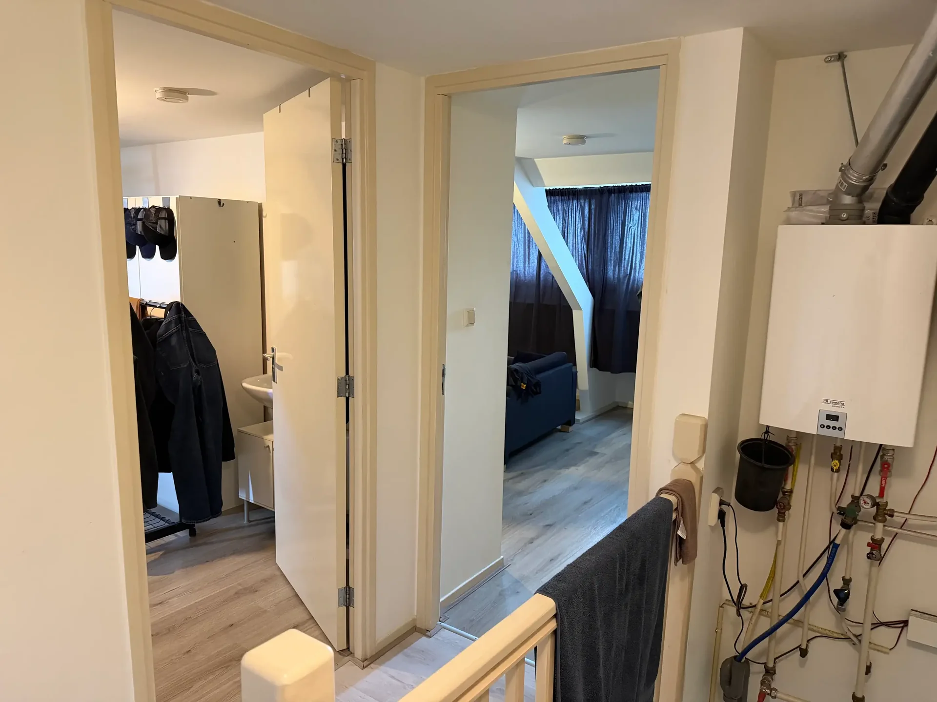 geblurde versie van de foto als achtergrond
