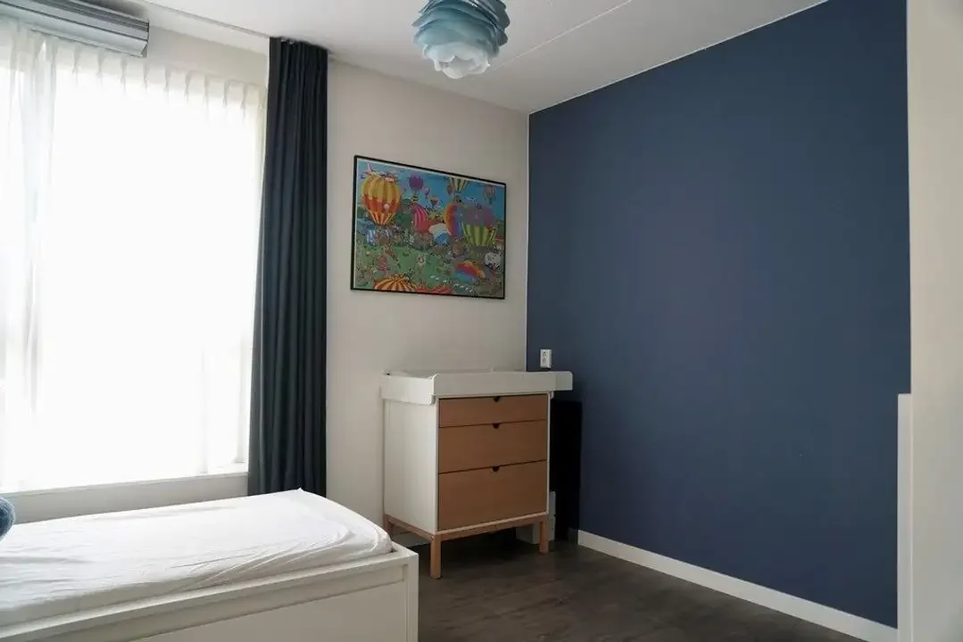 geblurde versie van de foto als achtergrond