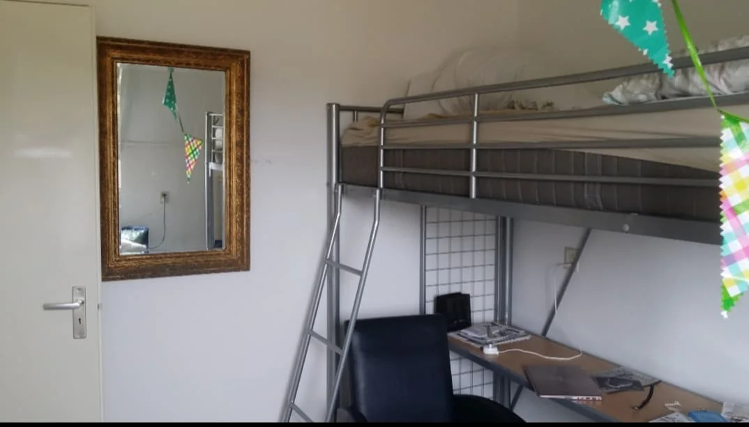 geblurde versie van de foto als achtergrond