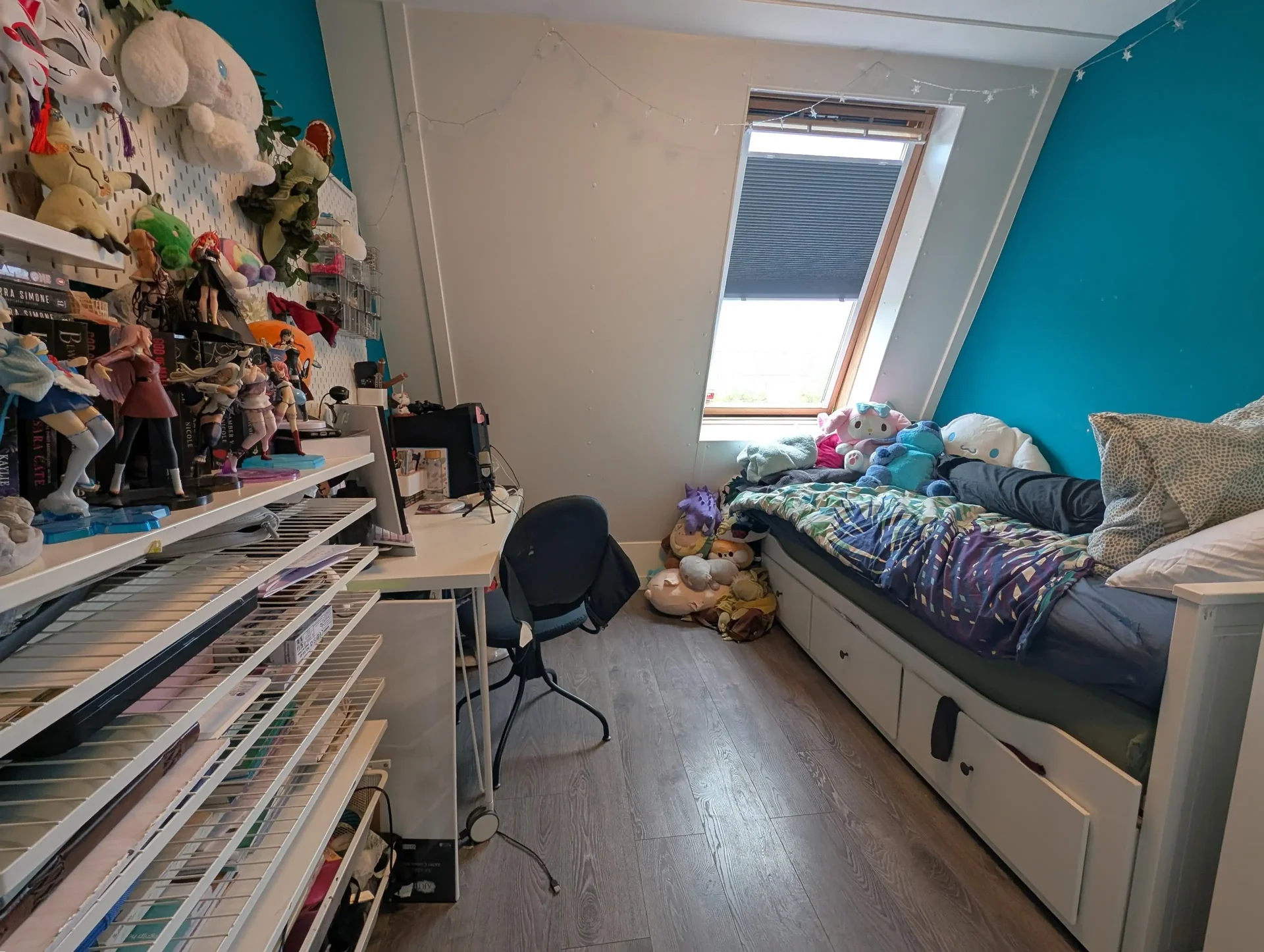 geblurde versie van de foto als achtergrond