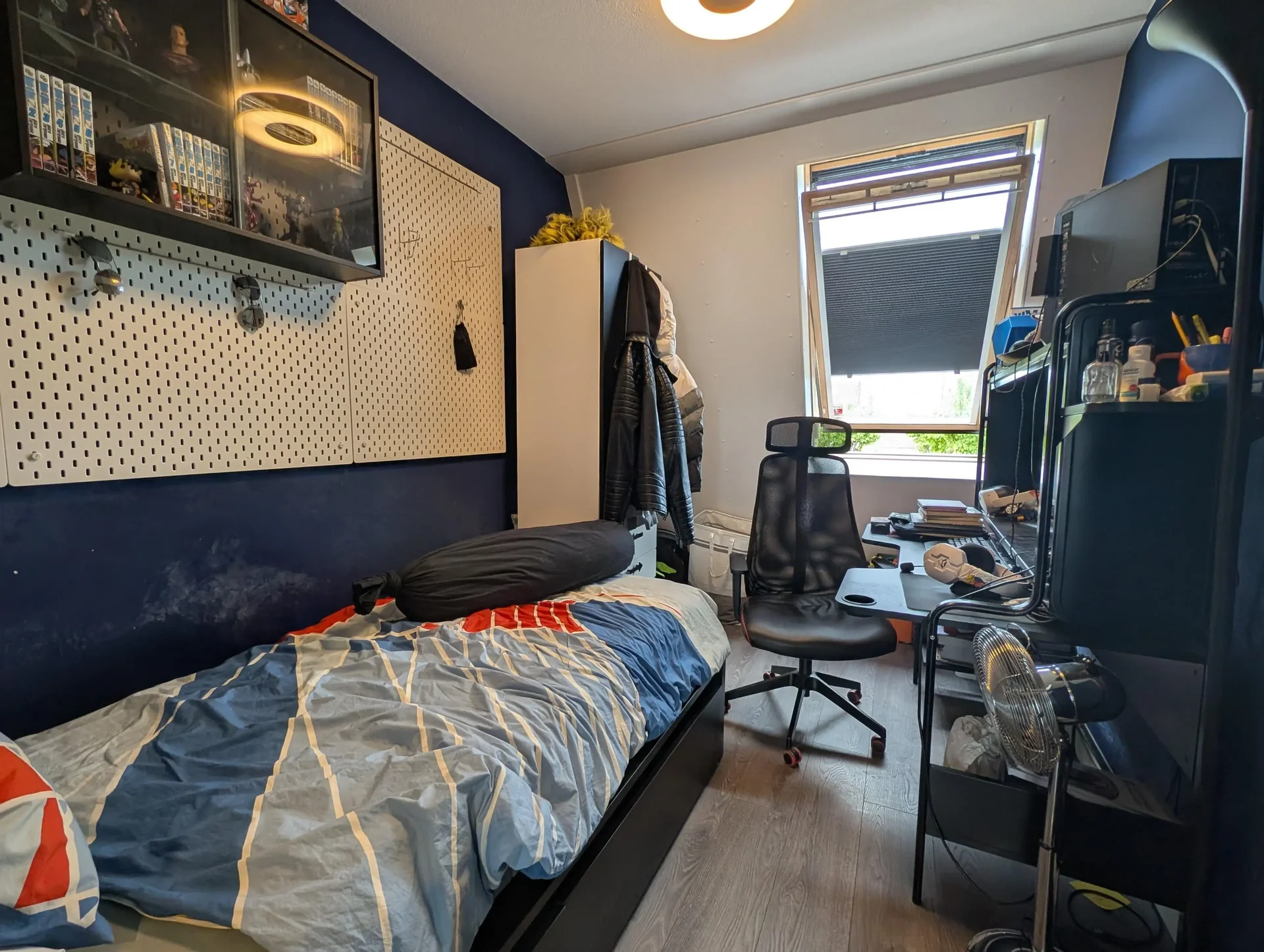 geblurde versie van de foto als achtergrond