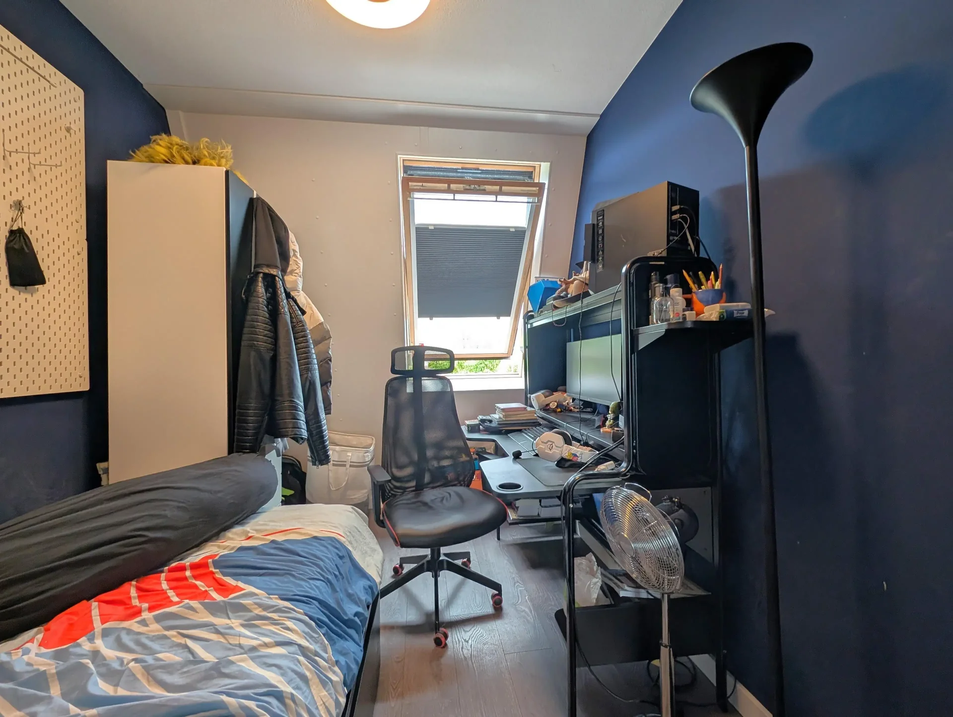 geblurde versie van de foto als achtergrond