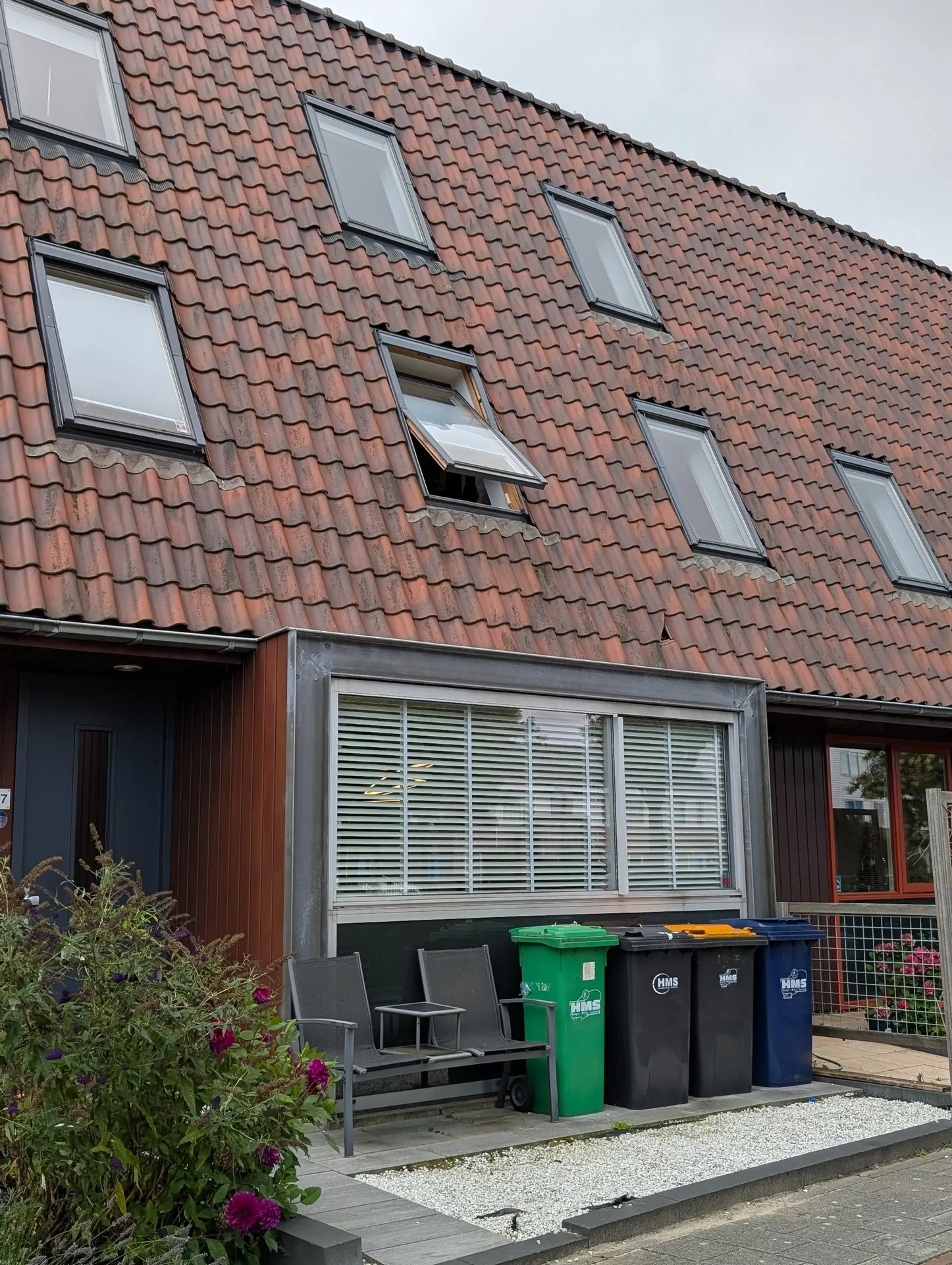 geblurde versie van de foto als achtergrond
