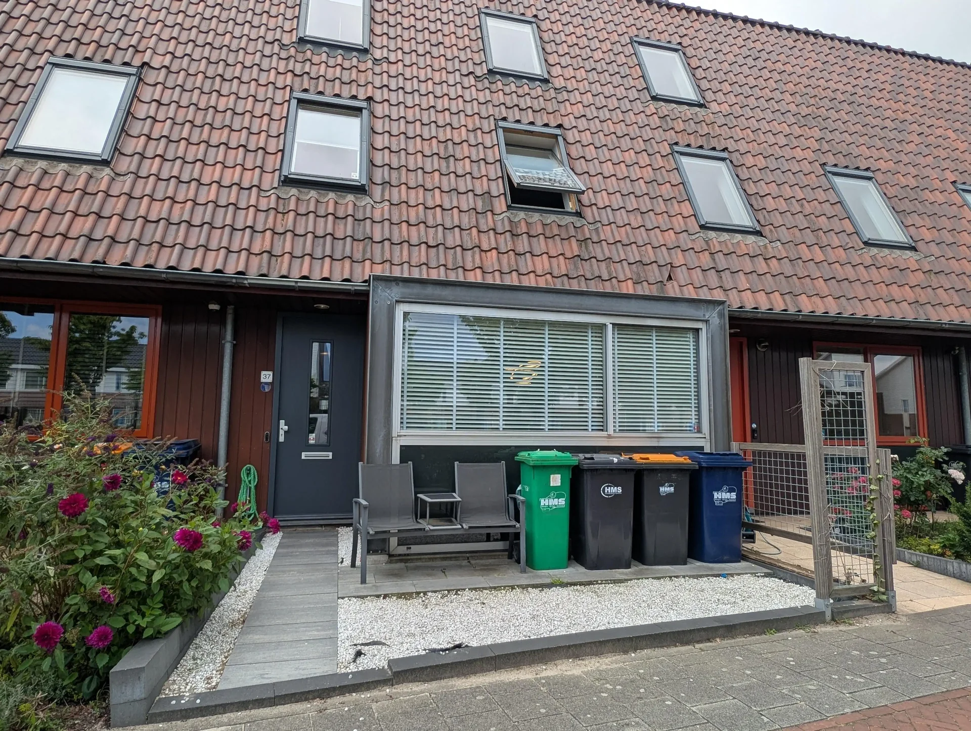geblurde versie van de foto als achtergrond