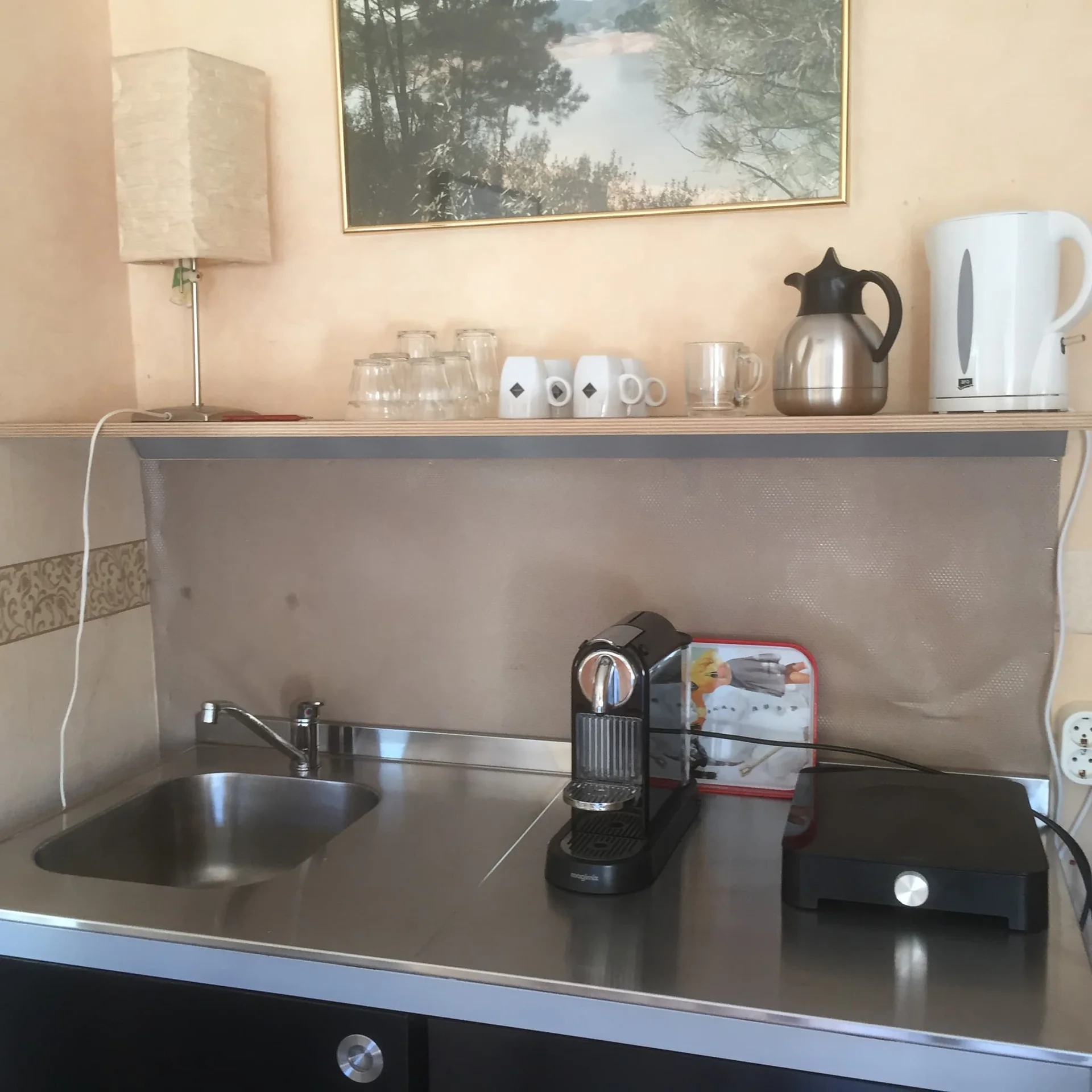 geblurde versie van de foto als achtergrond