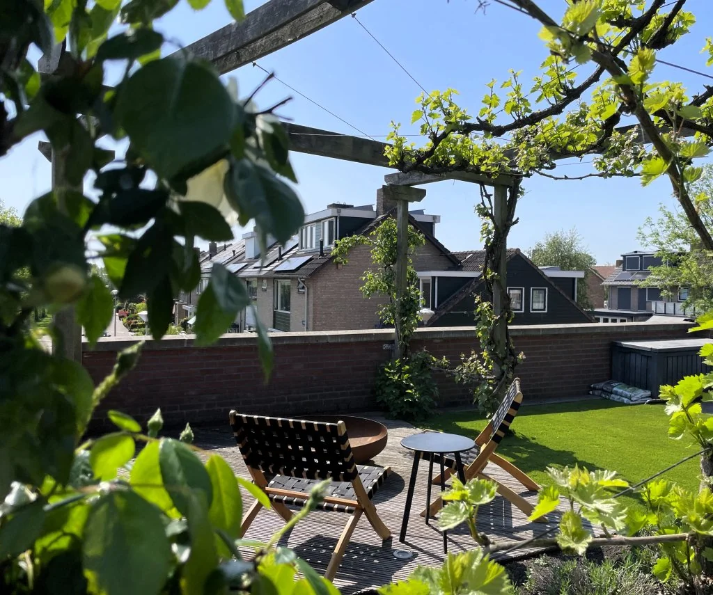 geblurde versie van de foto als achtergrond