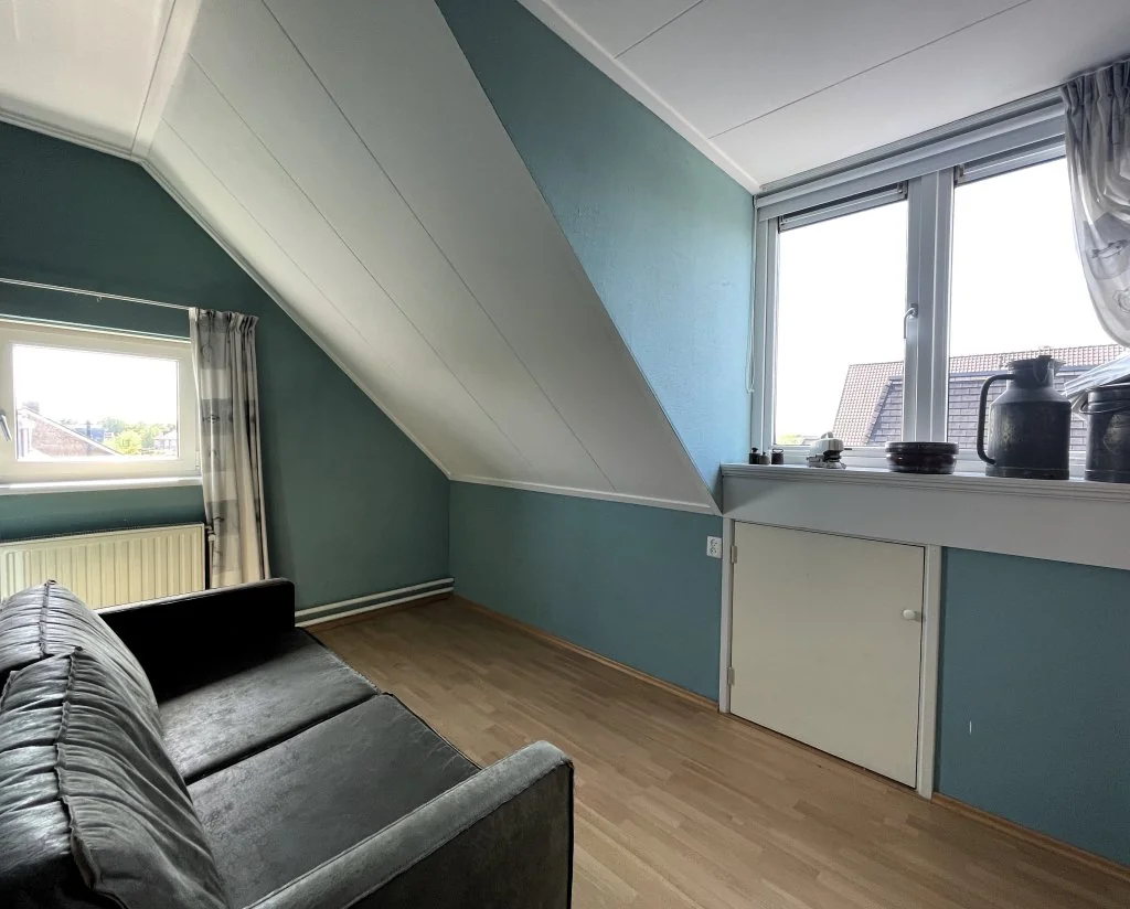 geblurde versie van de foto als achtergrond