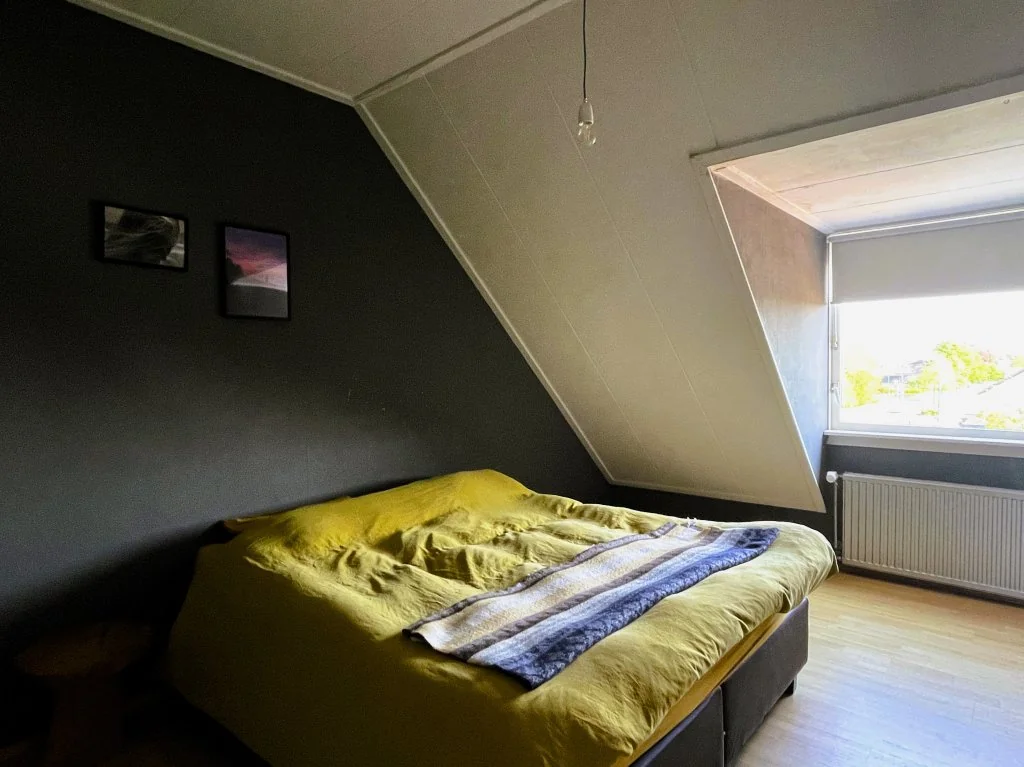 geblurde versie van de foto als achtergrond