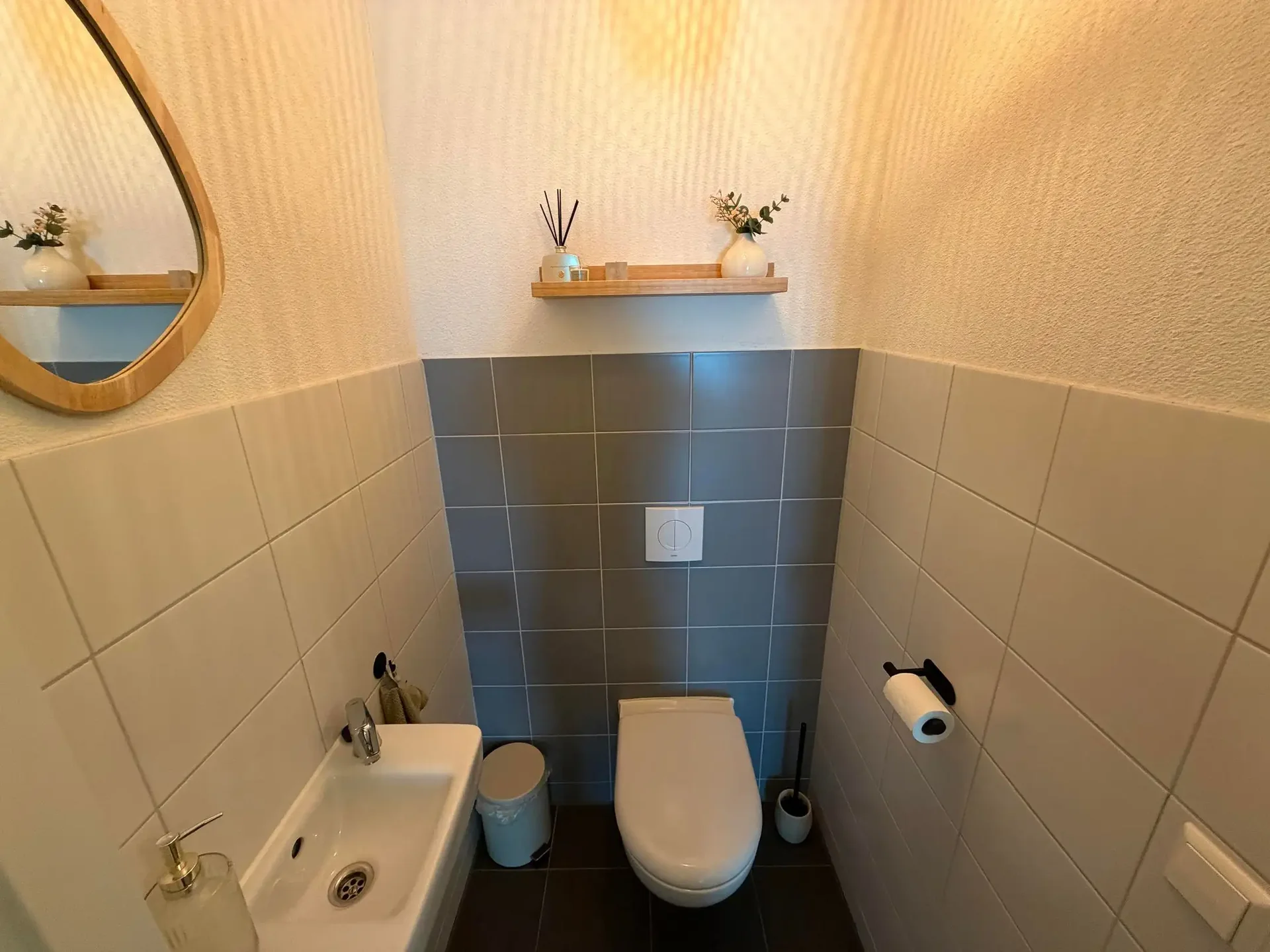 geblurde versie van de foto als achtergrond