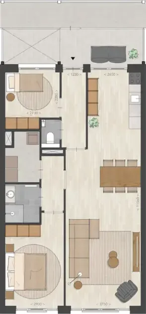 Foto van de Appartement gelegen aan de Argonautenweg in Rotterdam