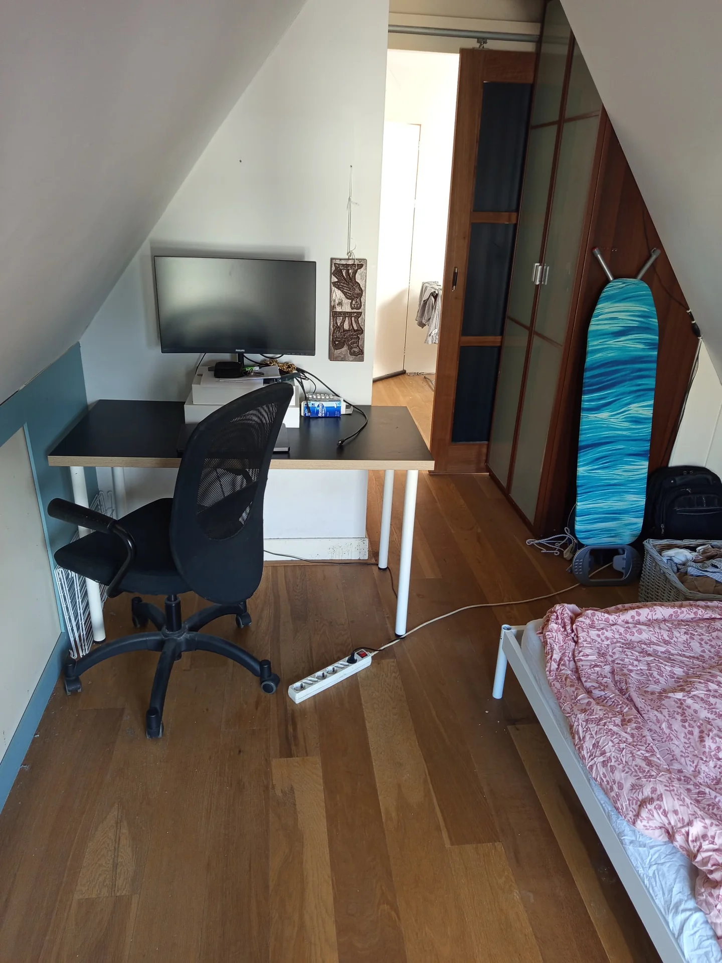 geblurde versie van de foto als achtergrond