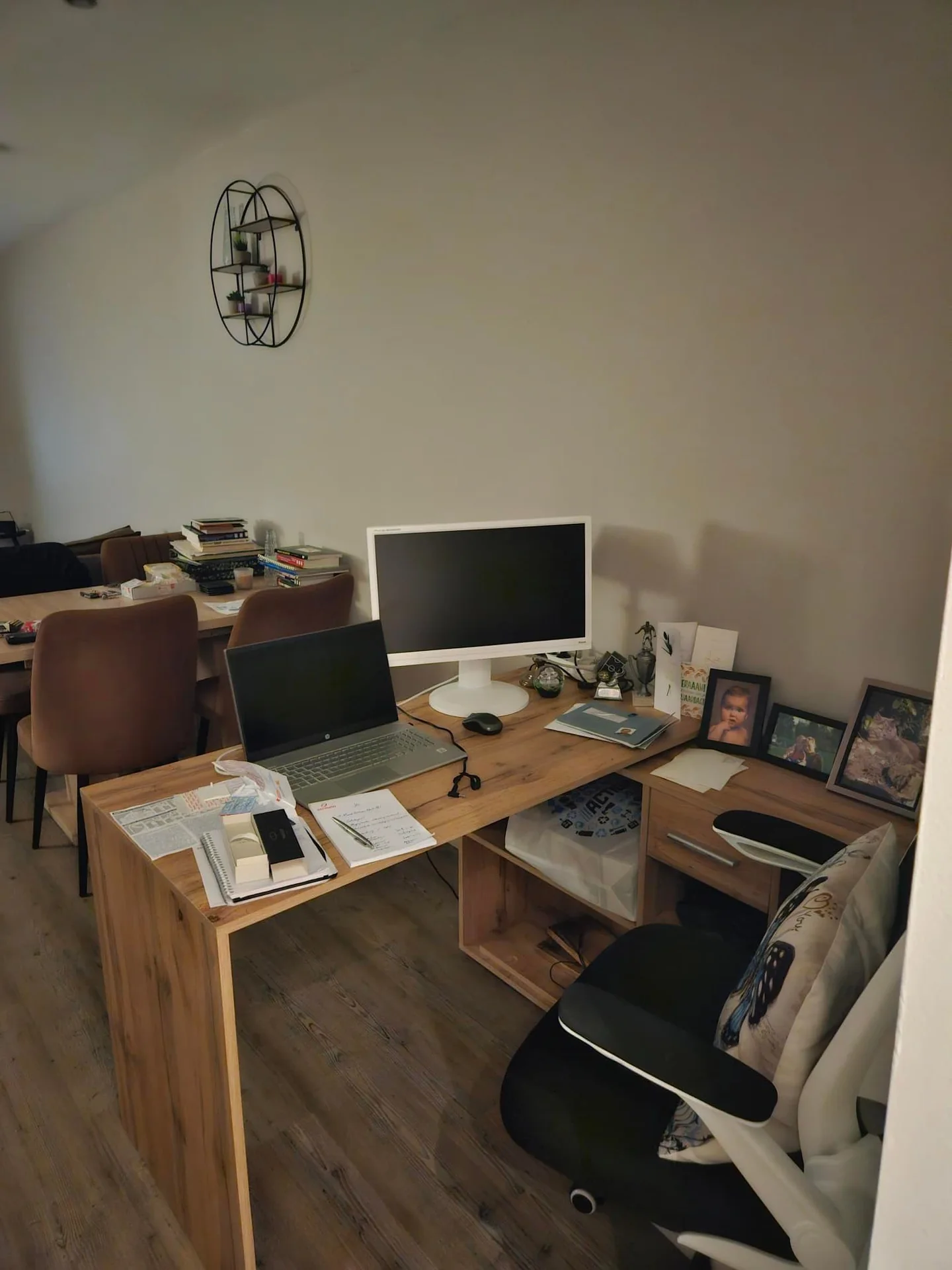 geblurde versie van de foto als achtergrond