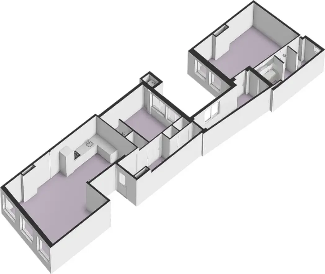 Foto van de Appartement gelegen aan de Nieuwendijk in Amsterdam