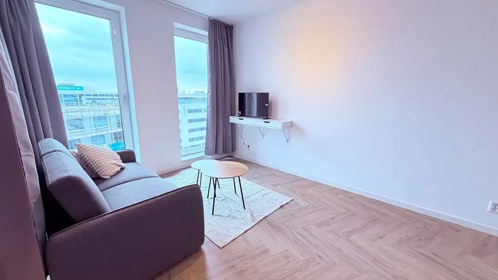 geblurde versie van de foto als achtergrond