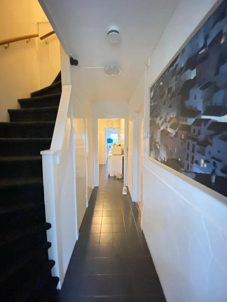 geblurde versie van de foto als achtergrond
