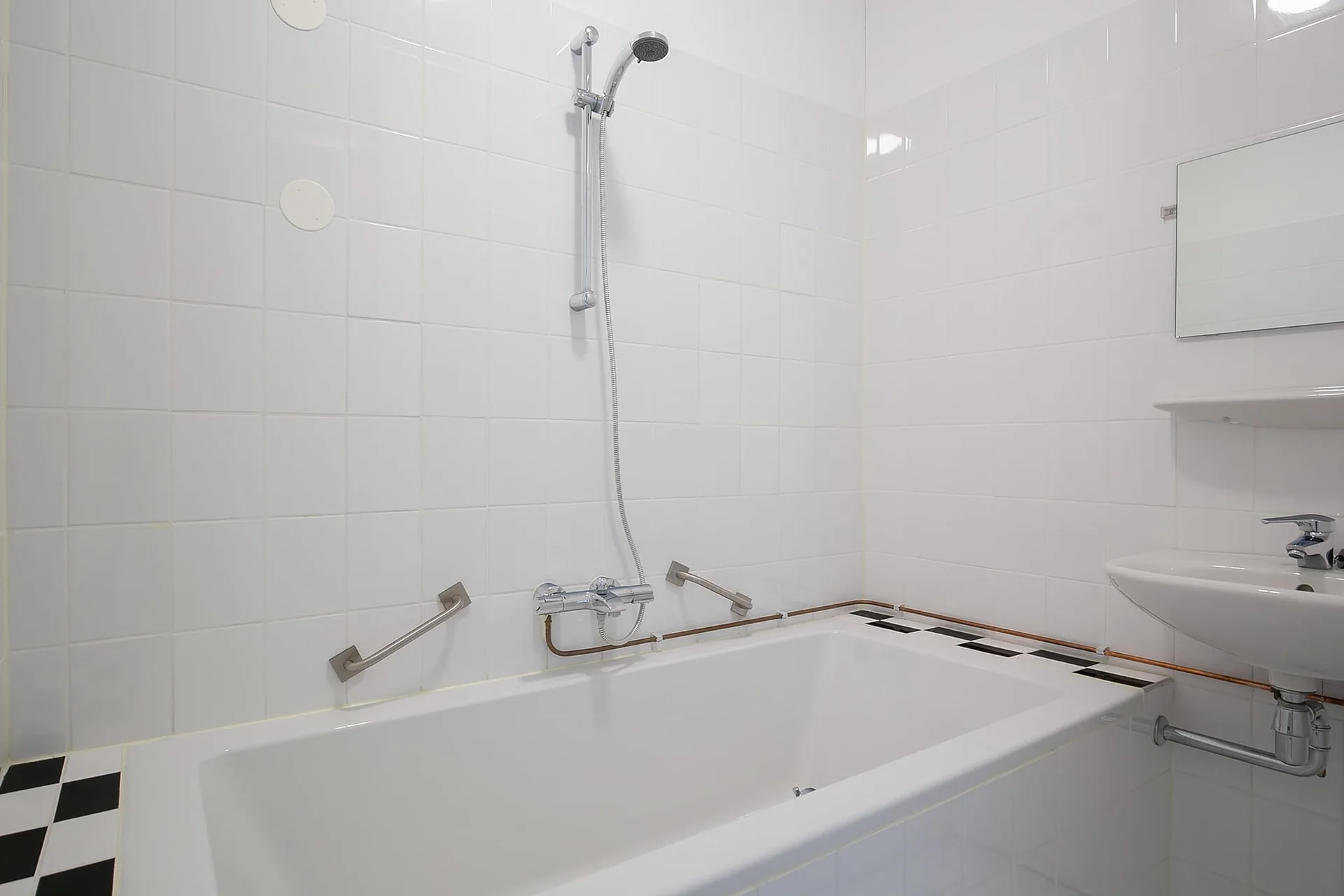 geblurde versie van de foto als achtergrond