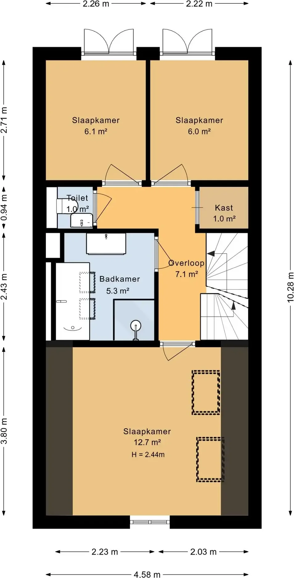Foto van de Appartement gelegen aan de Westerstraat in Amsterdam
