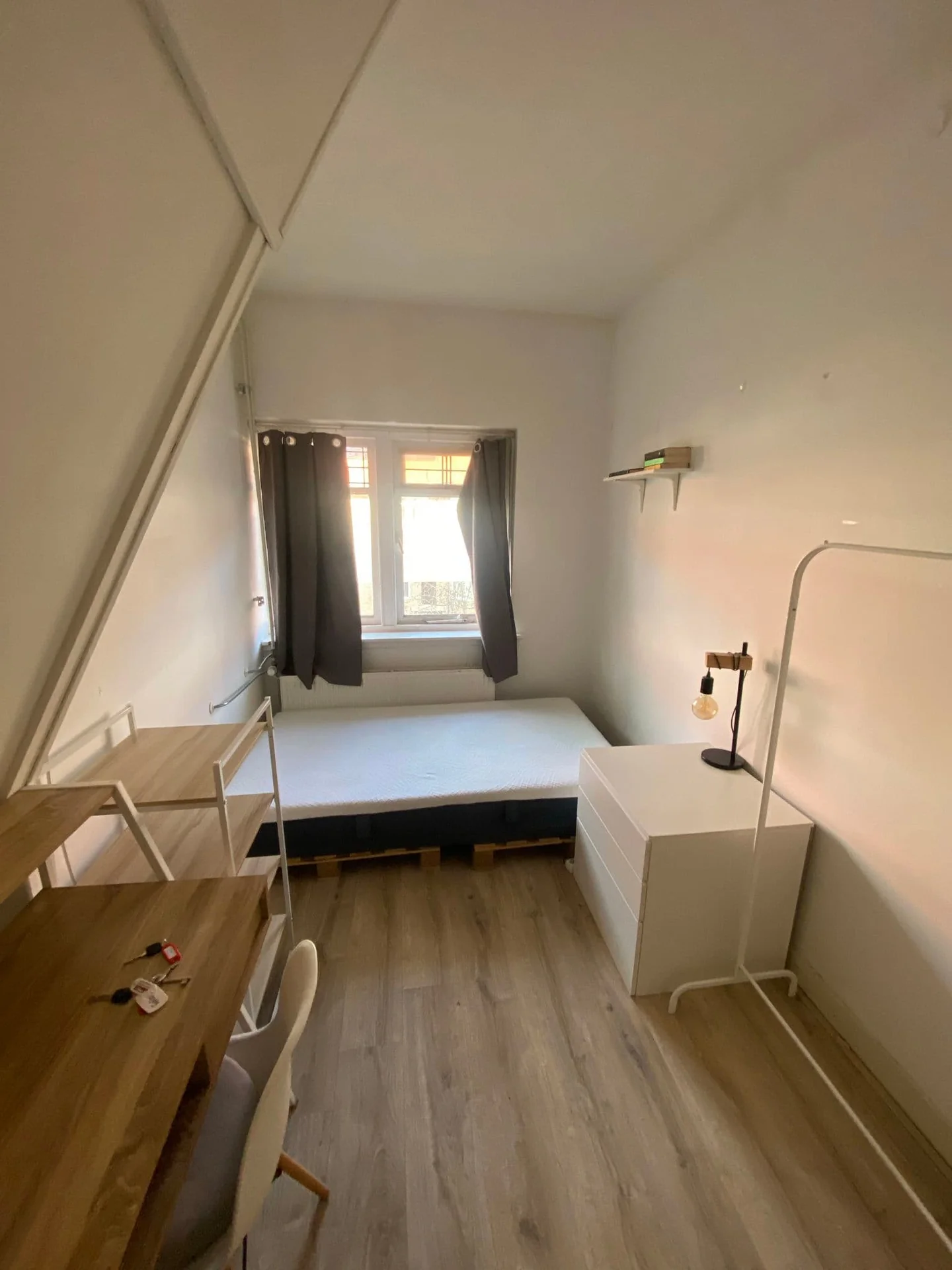 geblurde versie van de foto als achtergrond