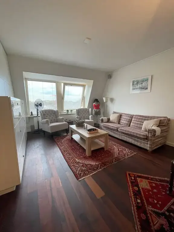 geblurde versie van de foto als achtergrond