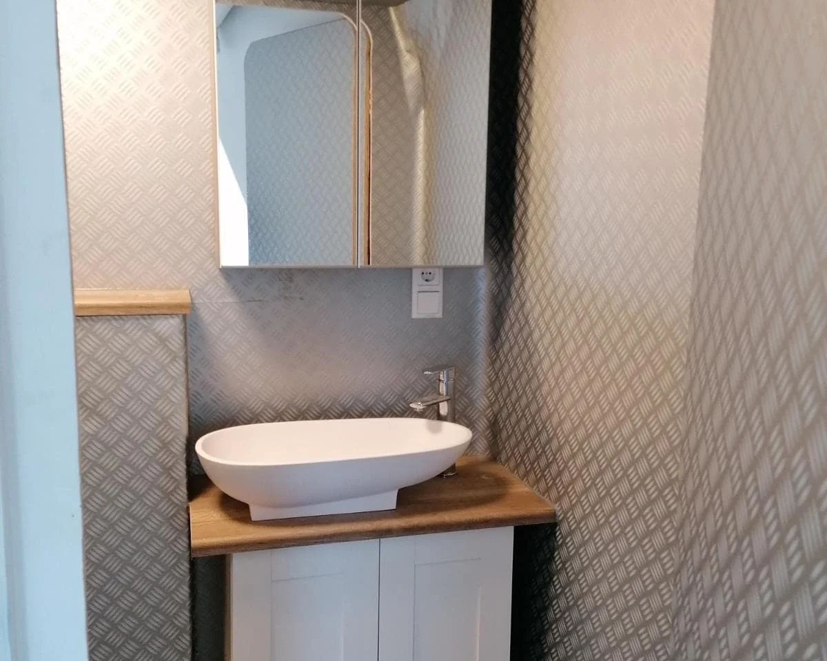 geblurde versie van de foto als achtergrond