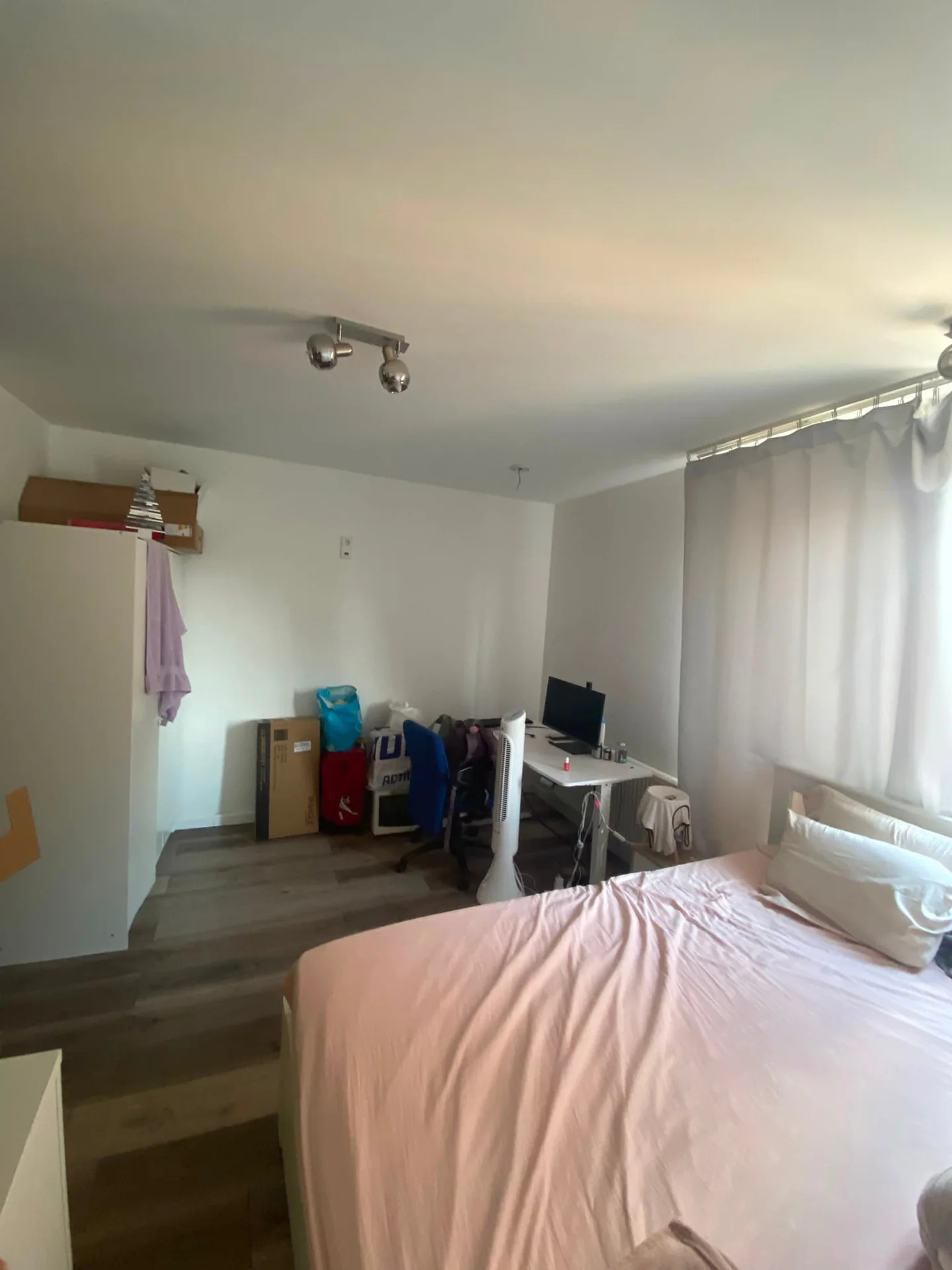 geblurde versie van de foto als achtergrond