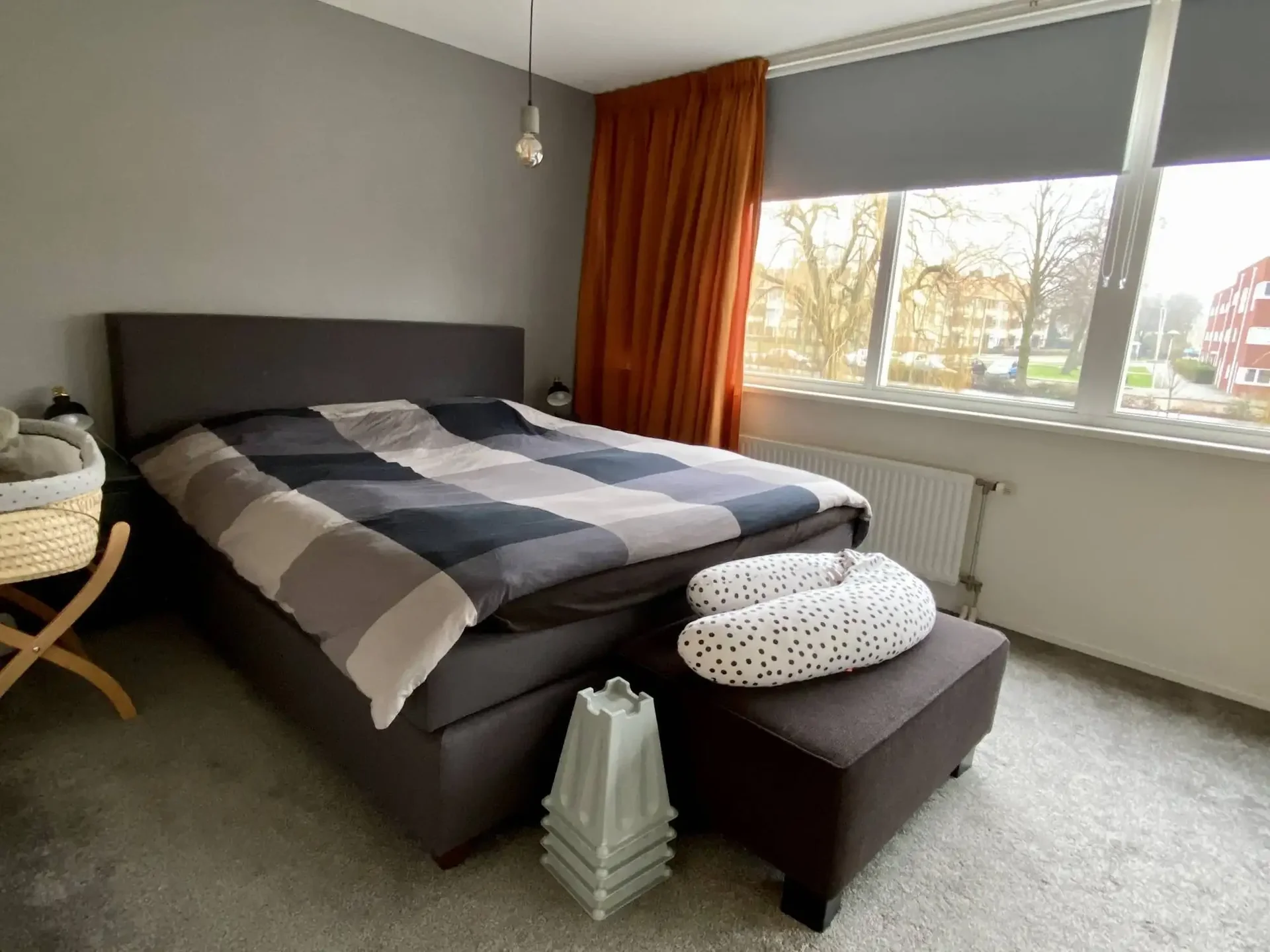 geblurde versie van de foto als achtergrond