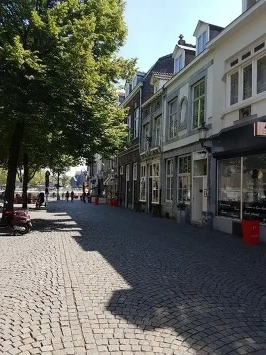 geblurde versie van de foto als achtergrond