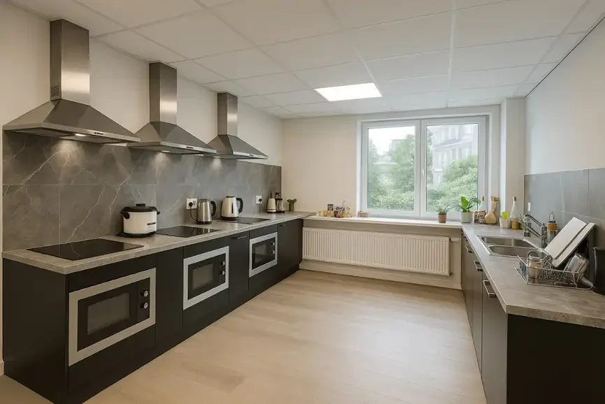 geblurde versie van de foto als achtergrond