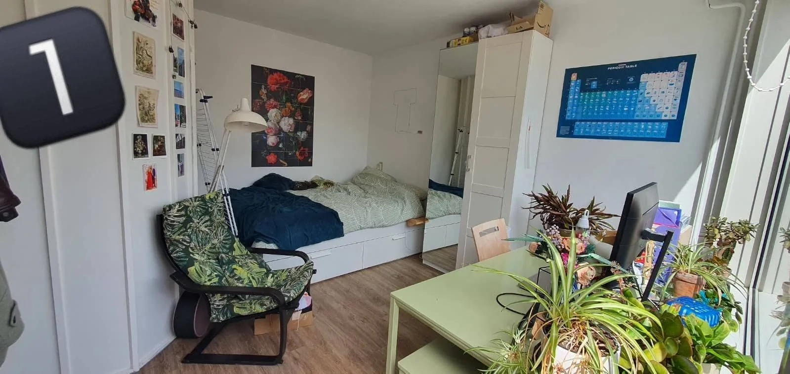 Foto van de Kamer gelegen aan de Multatuliweg in Delft