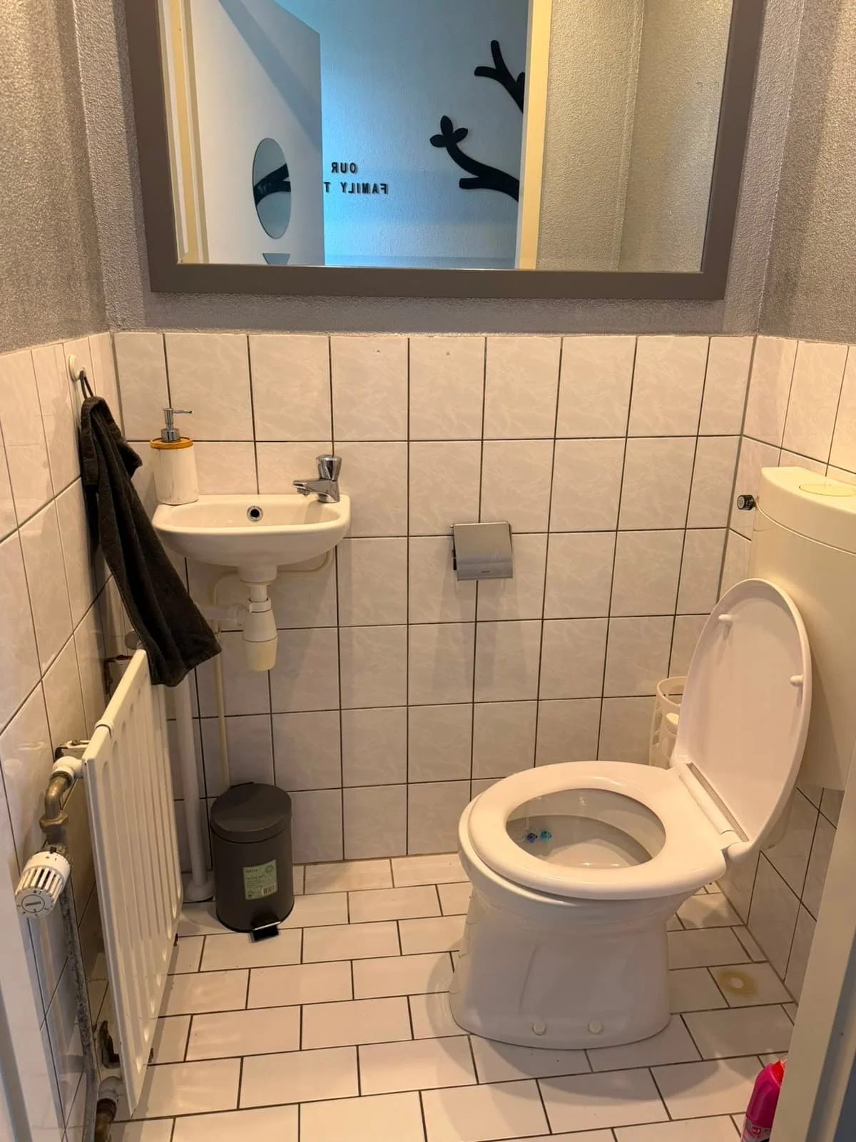 geblurde versie van de foto als achtergrond