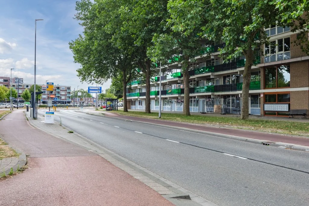 geblurde versie van de foto als achtergrond