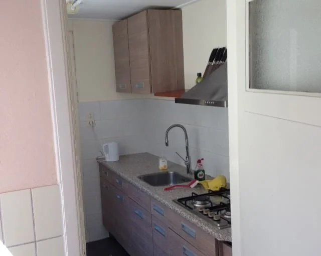 geblurde versie van de foto als achtergrond