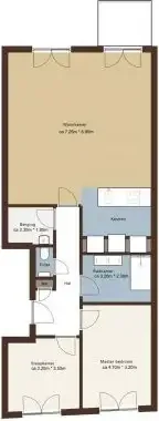 Foto van de Appartement gelegen aan de Emmastraat in Rozenburg
