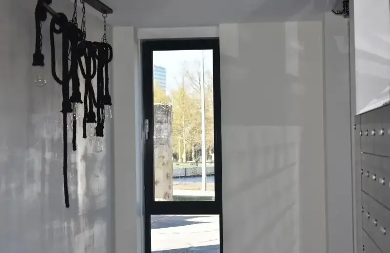 geblurde versie van de foto als achtergrond