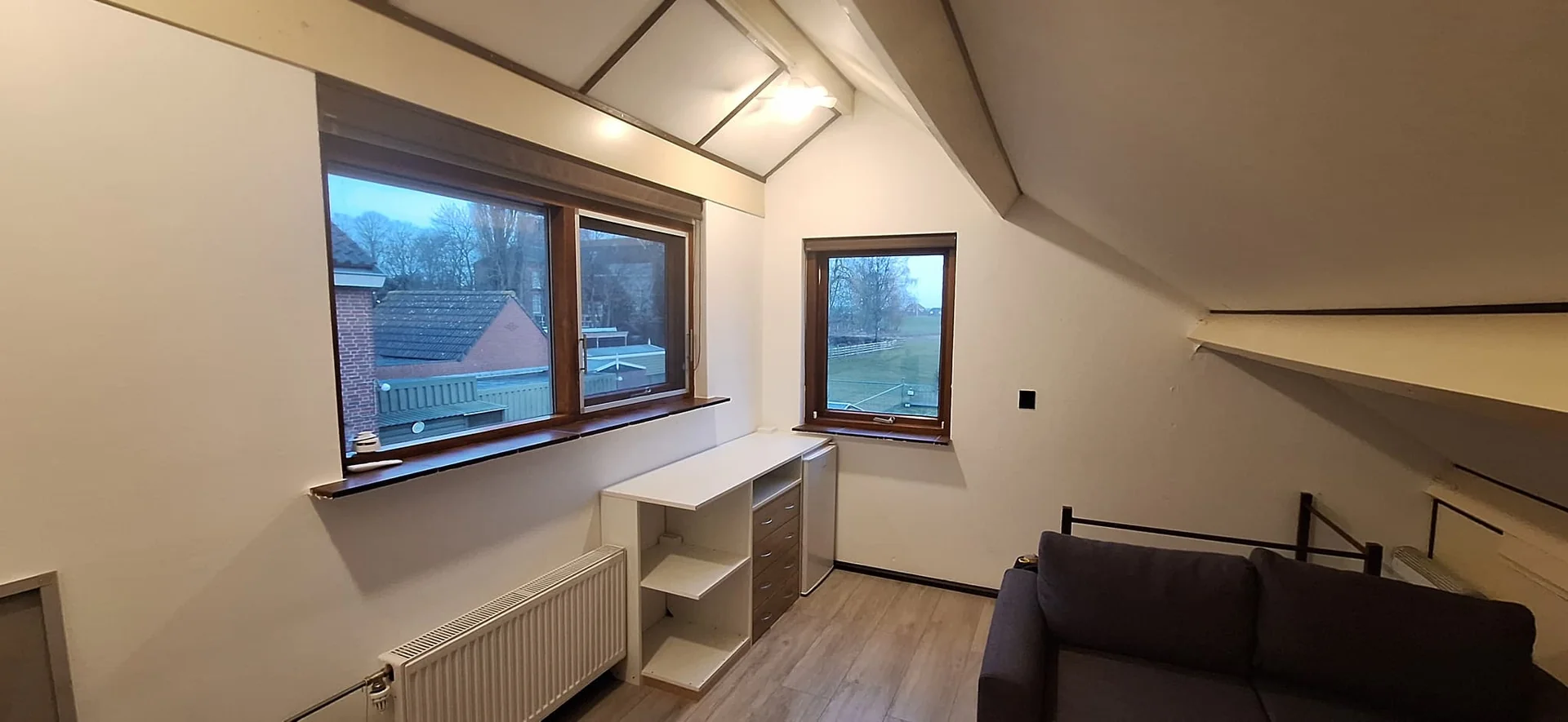 geblurde versie van de foto als achtergrond