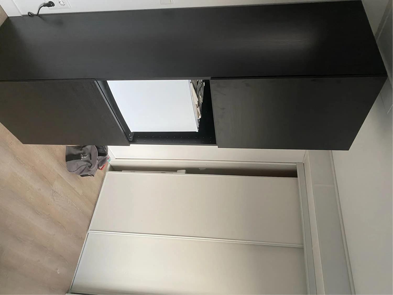geblurde versie van de foto als achtergrond