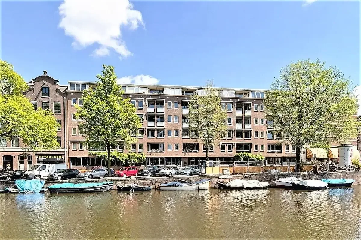 geblurde versie van de foto als achtergrond