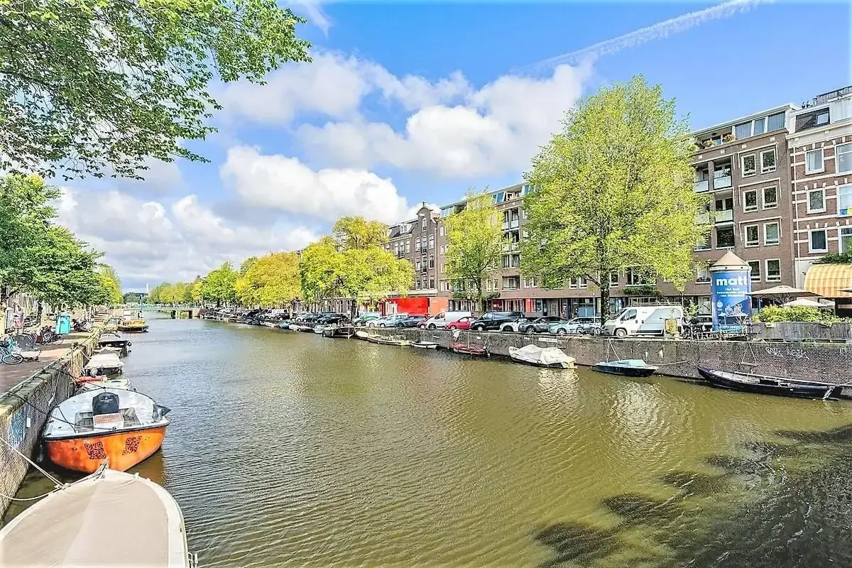 geblurde versie van de foto als achtergrond