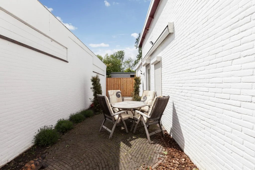 geblurde versie van de foto als achtergrond