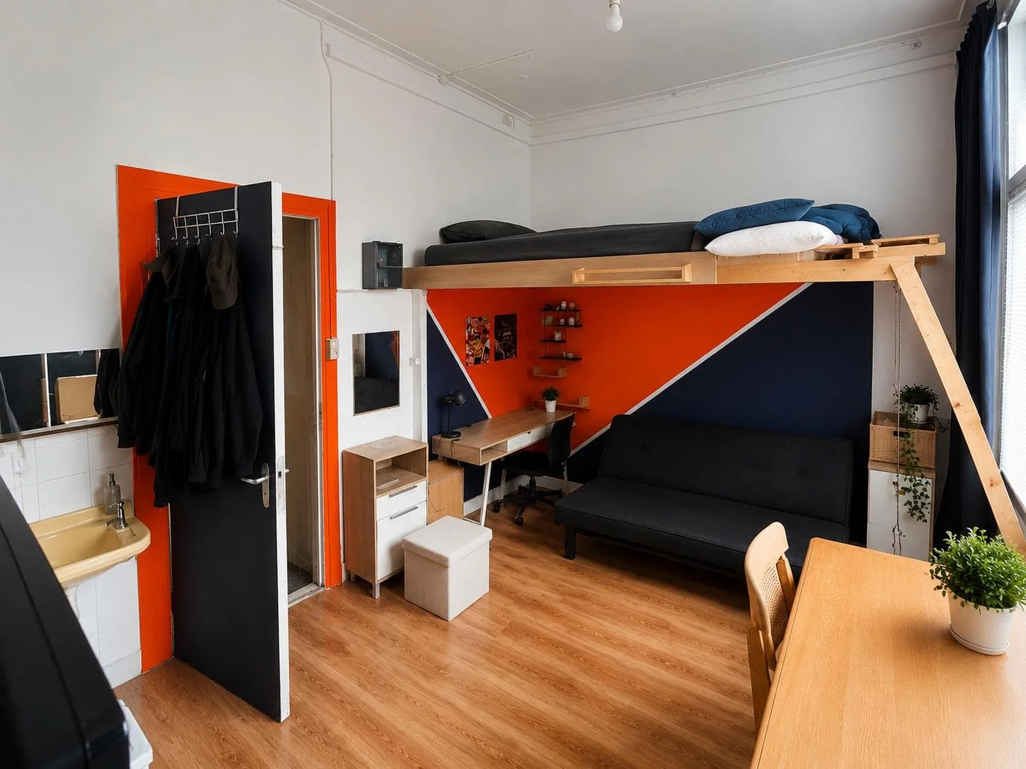 Foto van de Kamer gelegen aan de Bloemstraat in Groningen