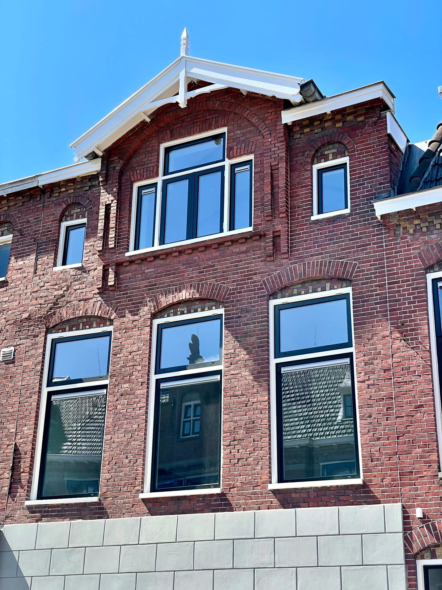 geblurde versie van de foto als achtergrond