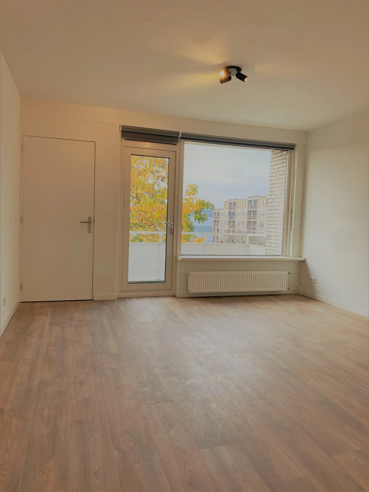 geblurde versie van de foto als achtergrond