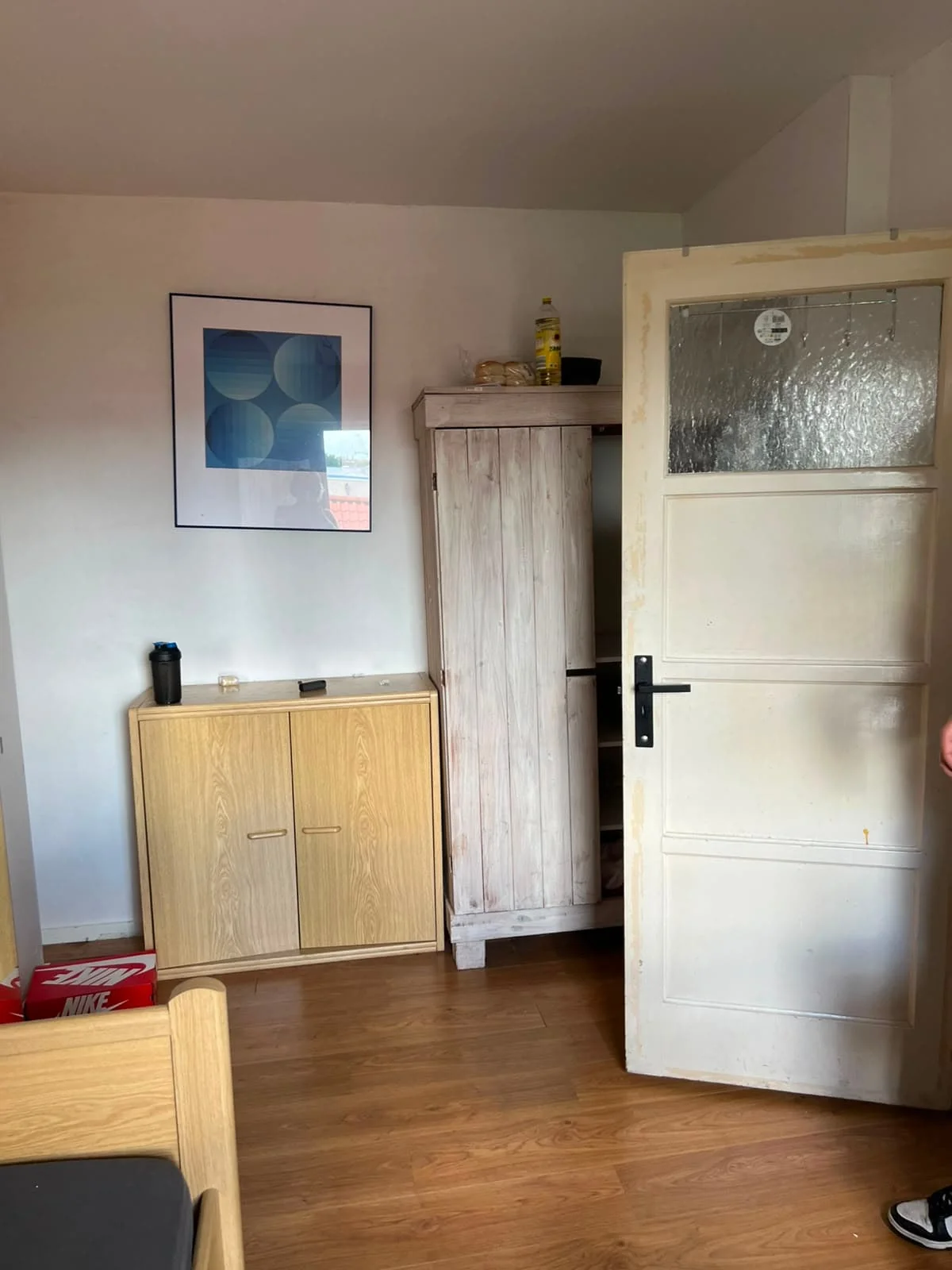 geblurde versie van de foto als achtergrond