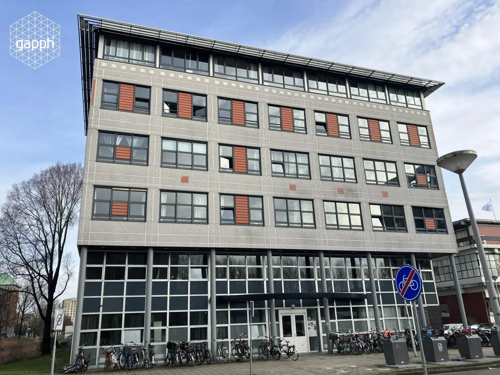 geblurde versie van de foto als achtergrond