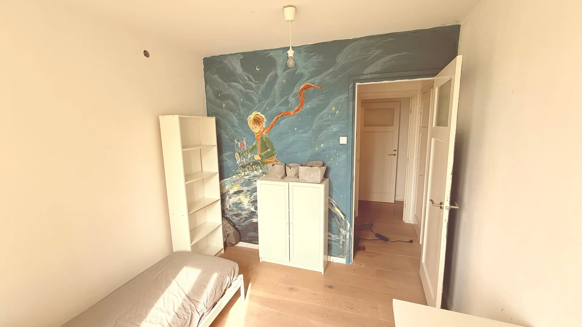 geblurde versie van de foto als achtergrond
