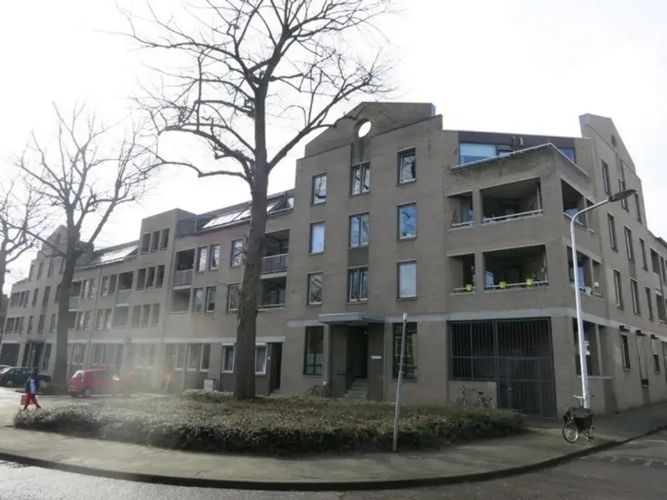 geblurde versie van de foto als achtergrond