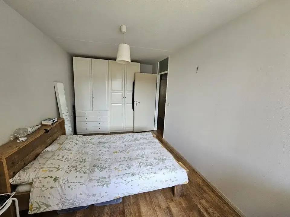geblurde versie van de foto als achtergrond