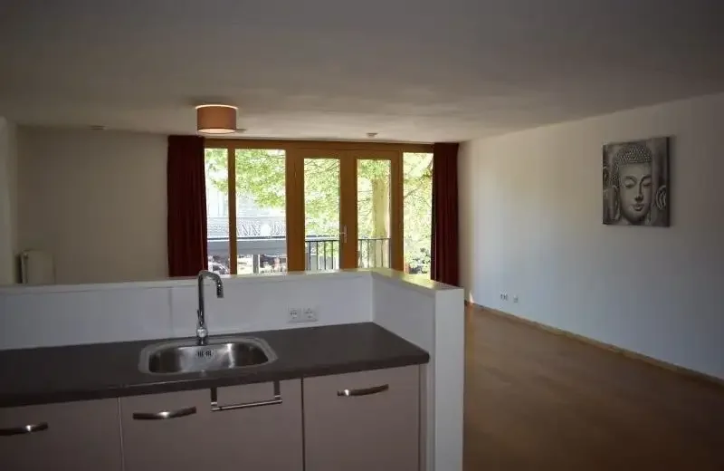 geblurde versie van de foto als achtergrond